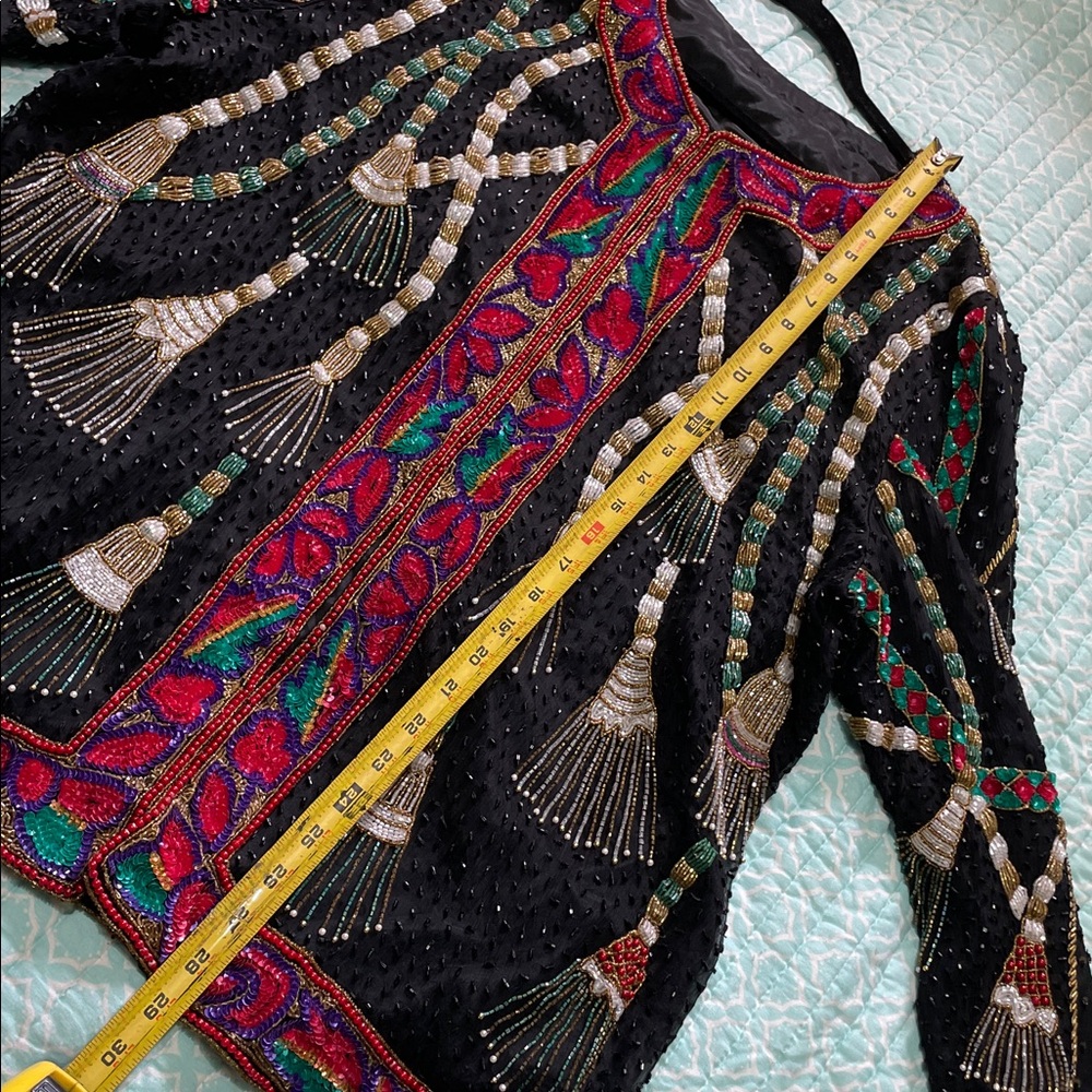 Scala beaded fabulous tassel silk jacket - Picture 14 of 14